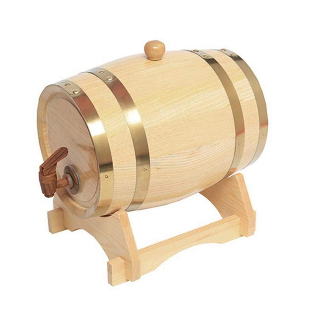 Buy DPPAN Oak Wine Barrel Wood Barrel Dispenser, Vintage Whiskey Barrel