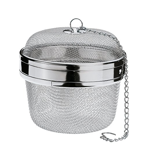 Küchenprofi Tee-/ Gewürzkugel, rostfreier Edelstahl, 6,5 cm Ø, Teesieb für losen Tee, Gewürzei, Teeei, Gewürzsieb zum mitkochen...