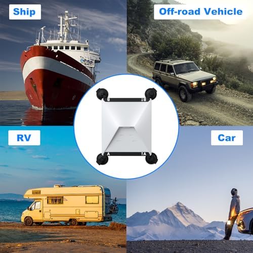 Kinktons Starlink Mini Mount Accessories, Industrial-Grade Secure Suction Cup Mount for Car Truck Windshield Sunroof Window Roof Dashboard, Stable Satellite Signal for RVs Boats Road Trips Outdoor Use — view 7