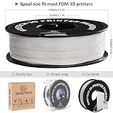 GEEETECH TPU Flexible Filament 1.75mm, 3D Printer Filament, TPU Filament 3D Printing Materials for 3D Printer, 1 KG, 1 Spool, White - Image 8