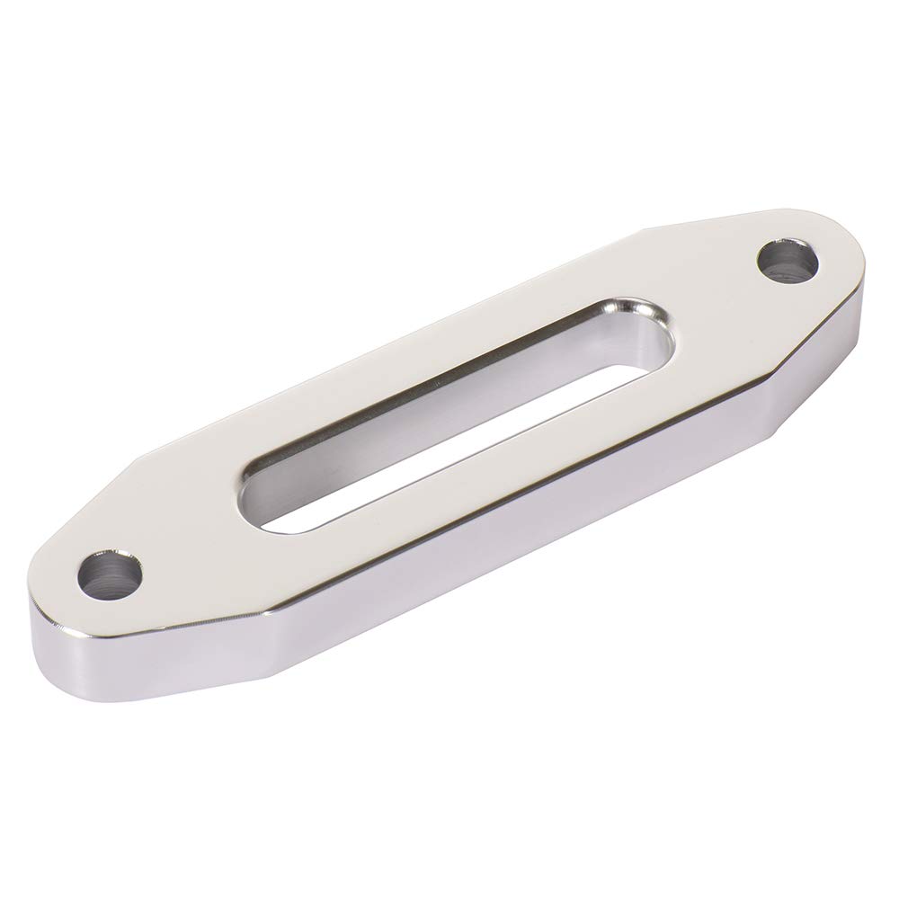 LSAILON 4WD ATV UTV Aluminum Hawse Fairlead 5 Inch Bolt Pattern Synthetic Winch Rope Hawse Fairlead 3000lb 4000 lb