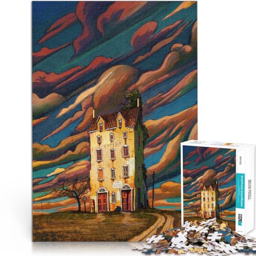 Compétition de Vitesse Manuelle hôtel Bleu Puzzles 1000 pièces pour Adolescents 26x38cm Décoration d'intérieur pour Les Personnes de 14 Ans et Plus
