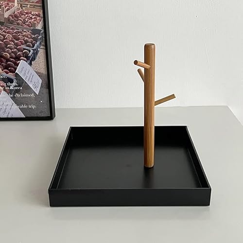 Shinpuru Key Tray & Key Bowl, Jewelry Tray with Wood