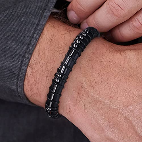 Bracelets For Mens Gifts, Leather Bracelet Gifts For Him I Love You Morse Code Bracelets For Mens Jewelry Unique Funny Gifts Birthday Christmas Anniversary Valentine's Day Gifts For Boyfriend Husband #TOP1