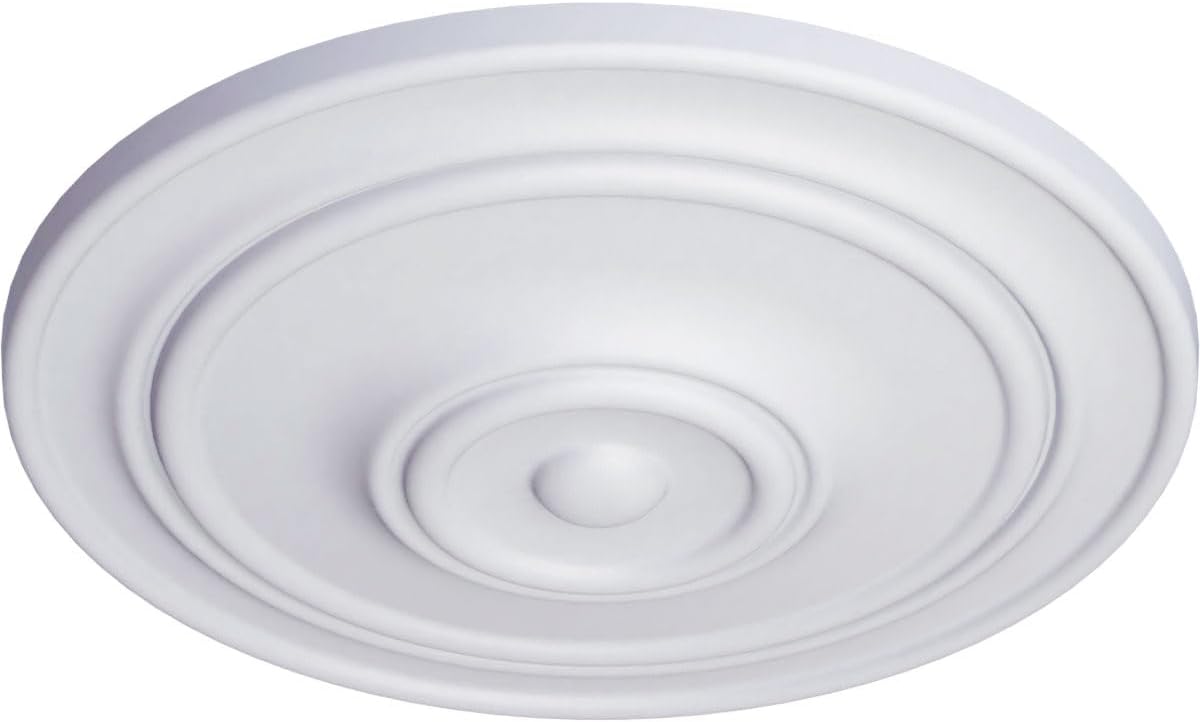 Ekena Millwork CM22CL Classic Ceiling Medallion, 21 7/8"OD x 2 3/8"P