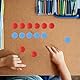APOMOONS 100 Stück Wendeplättchen Rot Blau Plastik, Rechenplättchen Grundschule mit Kunststoff Boxen, Rechenhilfe Mathematik RE Plastic Wendeplättchen Zählchips für Kinderhände Grundschule Rechenaufga