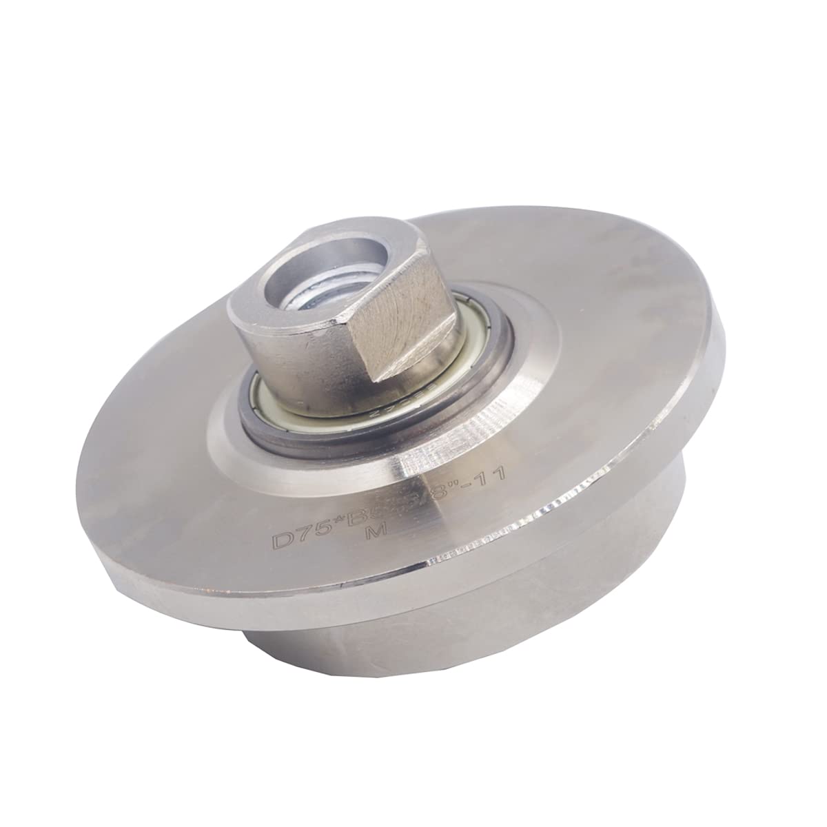 3/16” B5 Edges Demi Half-Bullnose Medium Vacuum Brazed Diamond Hand Profiler Granite Router Bit Profile Wheel with 5/8-11 Thread for Granite Marble Travertine Concrete Countertop