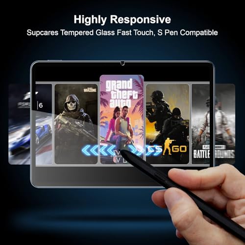 Image of SupCares Tempered Glass for Xiaomi Pad 6 and Xiaomi Pad 6 Pro (11 Inch) With Installation Kit | Military-Grade Gorilla Screen Protector | Edge to Edge Coverage | Transparent
