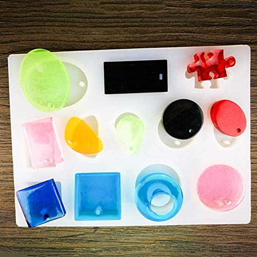 GIEMSON 248 Pcs Resin Casting Molds and Tools Set Jewelry Molds DIY Jewelry Craft Making Molds