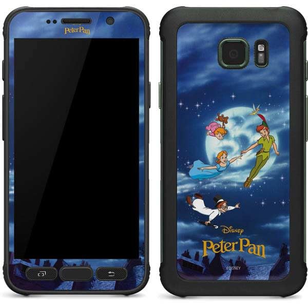 Skinit Decal Phone Skin Compatible with Galaxy S7 Active - Officially Licensed Disney Peter Pan Wendy and The Boys to Neverland Design