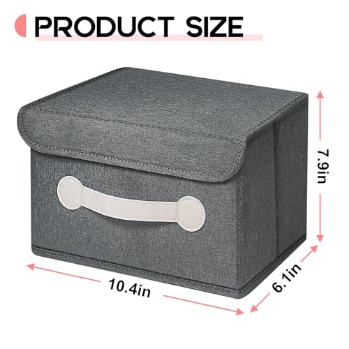 Vowcarol Greeting Card Organizer Box with Dividers, Storing 120+ Cards and Matching Greeting Cards and Envelopes - Grey - Thumbnail 5