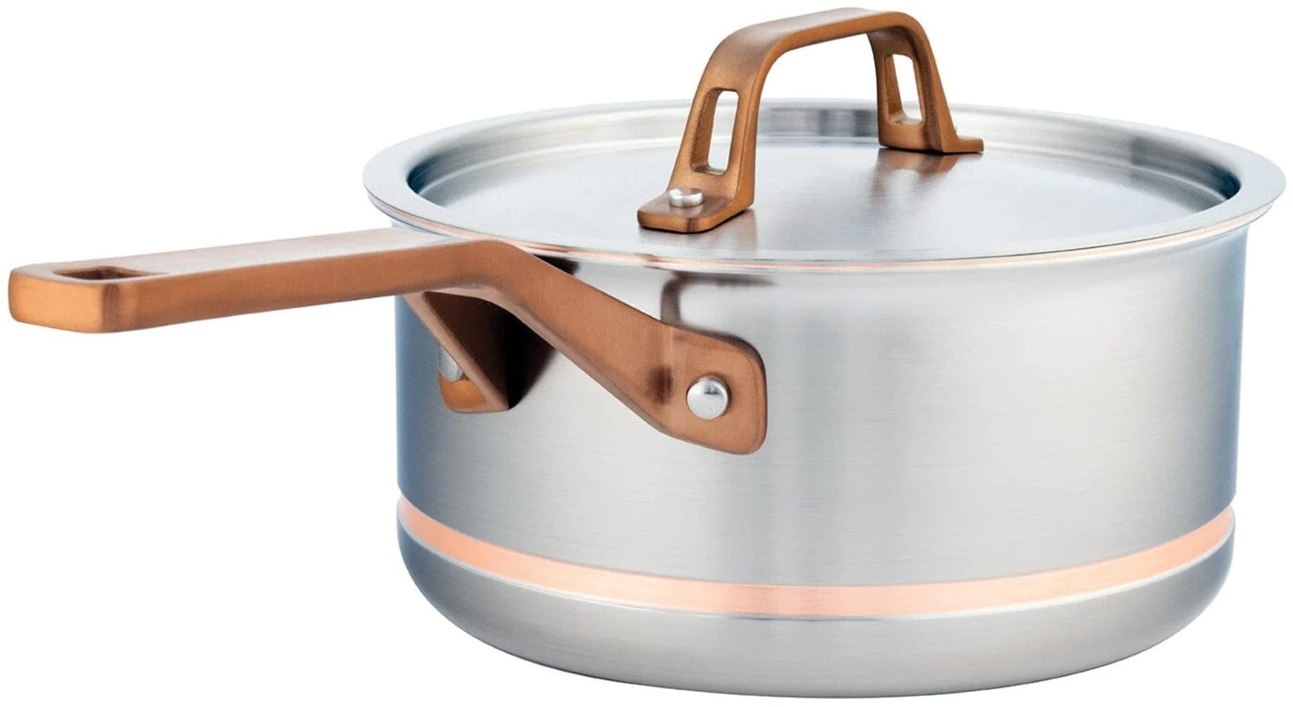 Meyer - CopperClad 5-Ply Copper Core Stainless Steel Saucepan with Lid (3.1L/3.3qt)