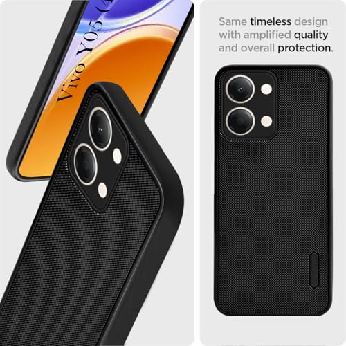 Image of Jkobi Rubberised Back Cover Case for Vivo Y05 4G (Textured Grip Design | Camera Protection | Slim and Light Weight | Soft Touch and Feel)