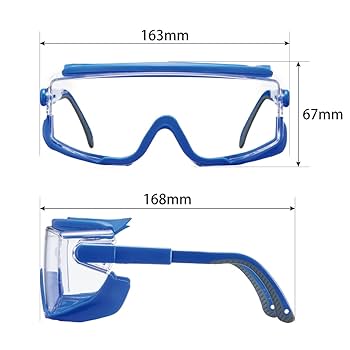 Amazon | 山本光学 保護めがね SN-727 メガネの上からかけられる