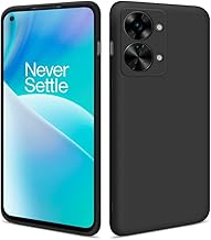 HSP Cover per OnePlus Nord 2T 5G [repellente alla polvere] Custodia protettiva in silicone TPU premium | antigraffio antiurto | Protezione della fotocamera | Vestibilità perfetta sottile | Nero