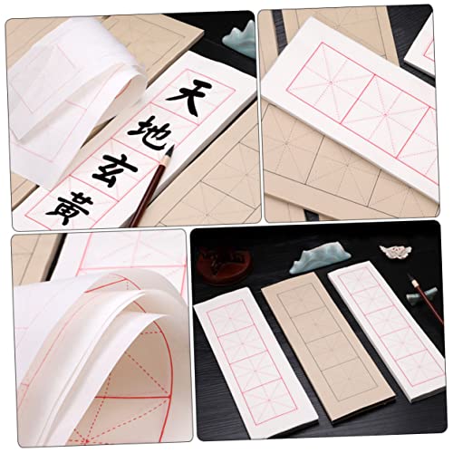 Gogogmee 100 Folhas Copiar Adesivos Papel De Caligrafia Papel De Arroz Para Caligrafia Escrita Papel