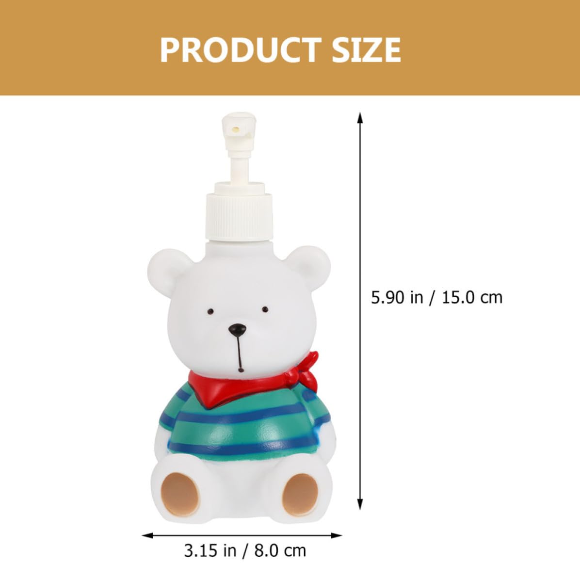 Dispenser di Liquido per Cucina e Bagno 300ml, Set 2 Pezzi Flaconi Pompa a Pressione, Bottiglie Cartoon Ermetiche per Shampoo, Lozione e Bagnoschiuma, per Viaggi e Uso Quotidiano