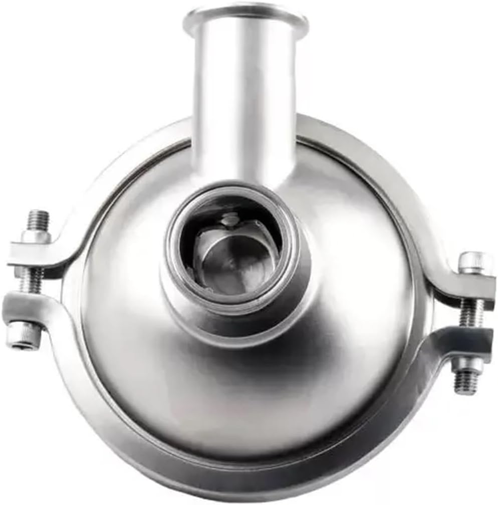 1pcs Tri-clamp and welding stainless steel pneumatic constant pressure back pressure valve front/rear end installation(Welding OD25mm,SS304_CPMO-2)