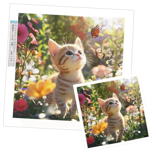 Broderie diamant personnalisée 60x60cm avec kit complet adulte