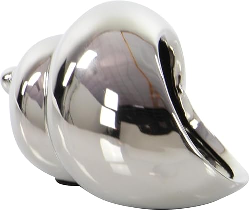 Miniatura 2 de Deco 79 Estatuas decorativas de cerámica para decoración del hogar, juego de 3 figuras decorativas de 7 pulgadas, 7 pulgadas, 5 pulgadas de ancho,