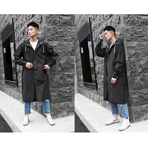 yotijar À D' Água Reutilizáveis Caminhadas Capa De Capa De Impermeáveis Poncho Com Capuz, Com Longa