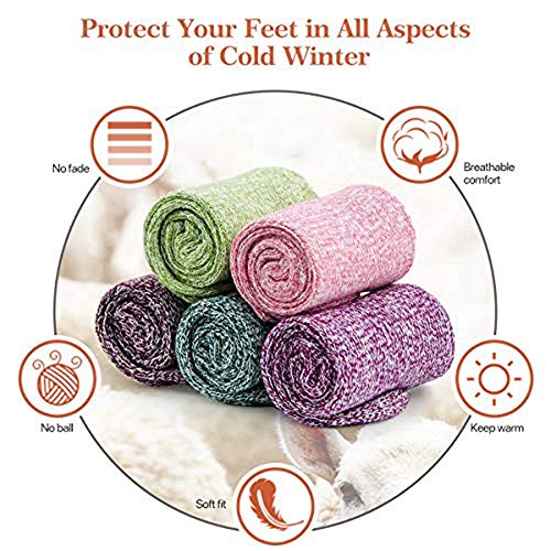 Image of MORECOO Socks for Women Novelty Socks Warm & Cozy Gifts for Women