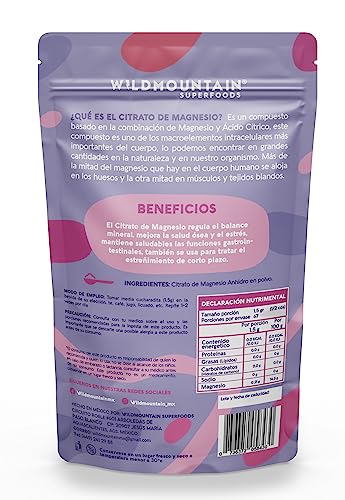 Vitamínicos, Sports polvo magnesio Marca WILDMOUNTAIN PROTEIN (2)