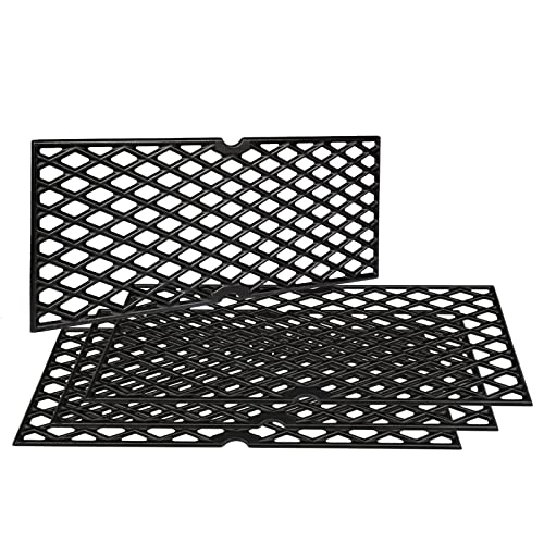 GRISUN Grill Grates for Pit Boss Pro Series II 1150 Wood Pellet Grills, Heavy Duty Cast Iron Grill Grids for Pit Boss 1150 Series Grill, 4 PCS