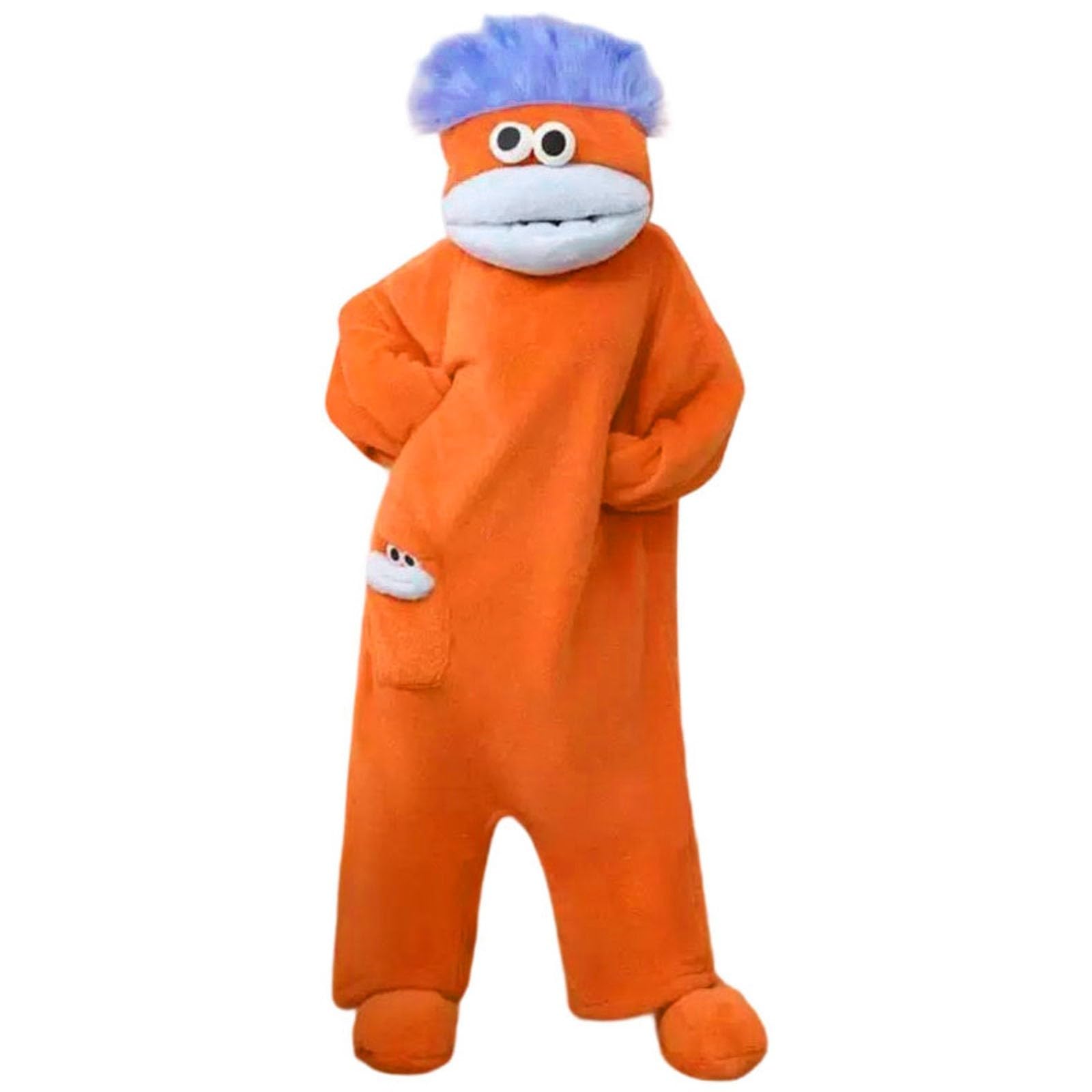Silly Onesie Adult Pajamas, Ultra Soft Plush Hooded One Piece Loungewear Ulimate Playful Comfort Adorable for Movie Nights — view 8