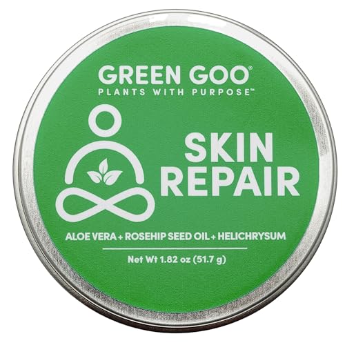 Green Goo Natural Skin Care Salve, Skin Repair and Protection, 1.82-Ounce Large Tin