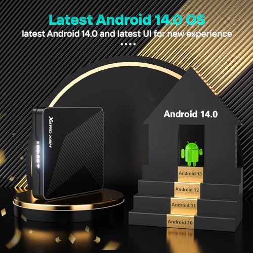 RUPA Android TV Box 2025 S905X5M Smart TV Box met Android 13.0 RAM 4G ROM 32G WiFi6 Enternet 10/100M Bluetooth 5.0 USB 3.0 ondersteunt 3D HD 4K Android Box - Afbeelding 5