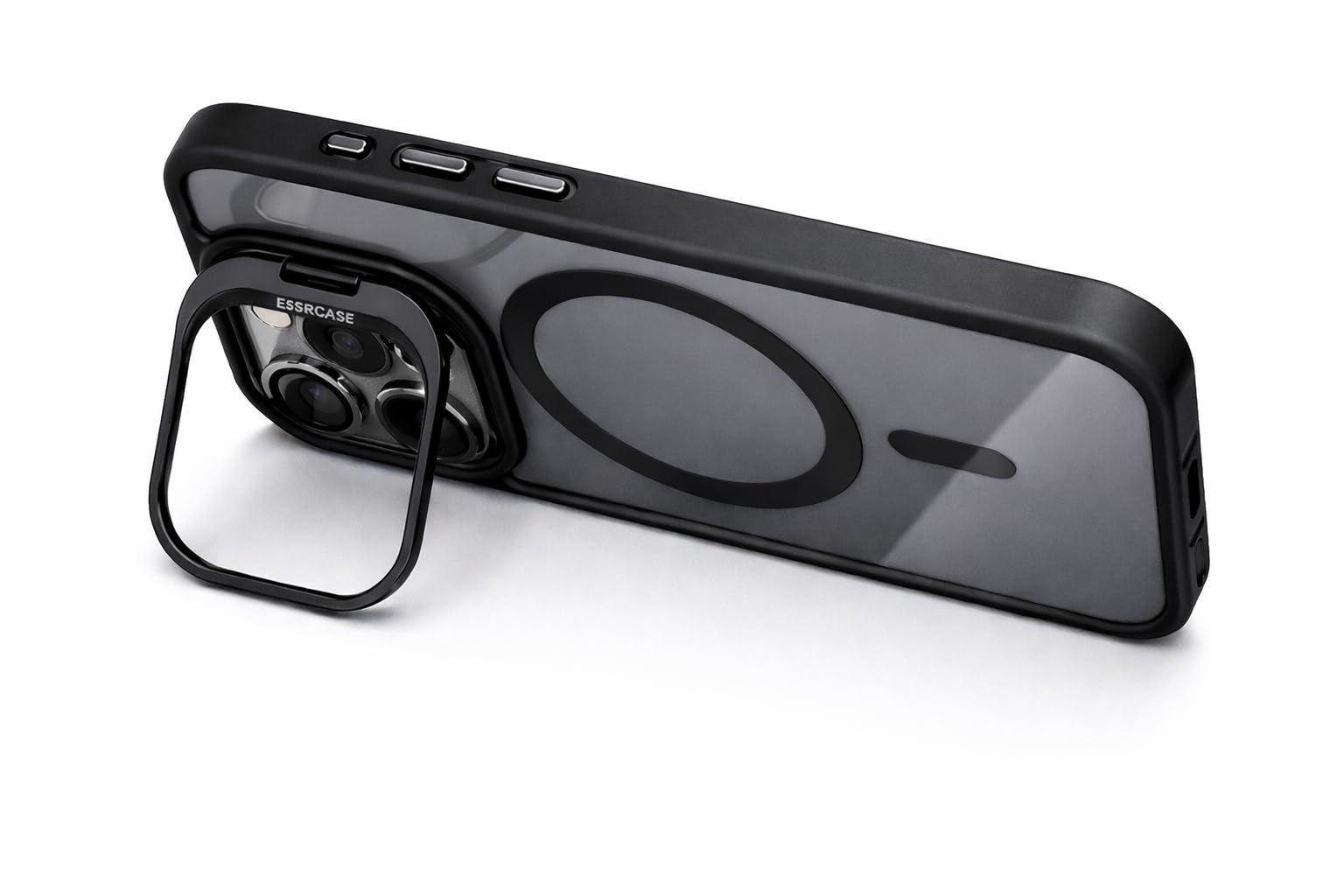 Coque iPhone 17 Pro transparente qui ne jaunit pas avec béquille - 8