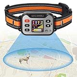 SZCLWWKJ Invisible Fence for Dogs, GPS Wireless Dog Fence System, Electric Fence for Dog, GPS Dog Collar, Radius 66-6561 ft, Waterproof Dog Perimeter Collar Wireless Fence, Outdoor Use | Over 15 Lbs