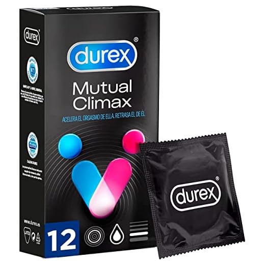 Durex Preservativos Climax Mutuo con Efecto Retardante - 12 Condones
