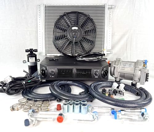 12V Cool&Heat Electric Universal Underdash Air Conditioner DC Auto Car A/C Kit
