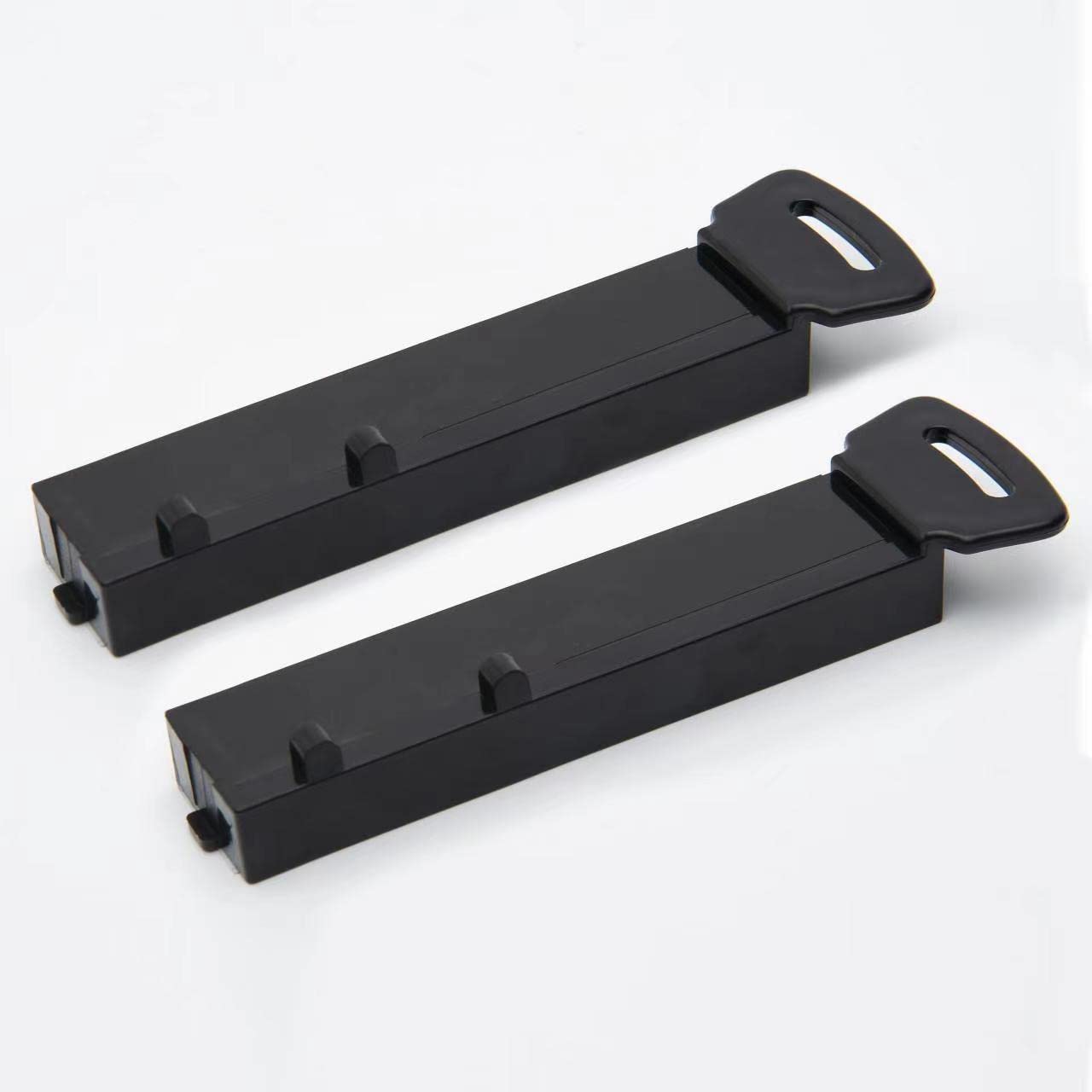 2PKS Slat Wall Security Hook Tool,Display Wall Safety Hook Magnetic Tool,Powerful Magnet,Black Key