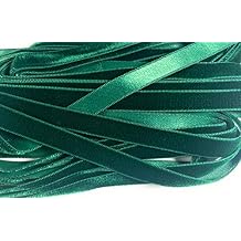 Vintage 3/8 Velvet Ribbon -,Hunter Green Velvet - Made in Swiss-#45 Hunter Green 3/8 Velvet, 10 Yards