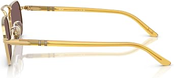 Persol PO1020S Sunglasses, Gold/Violet, 57 mm