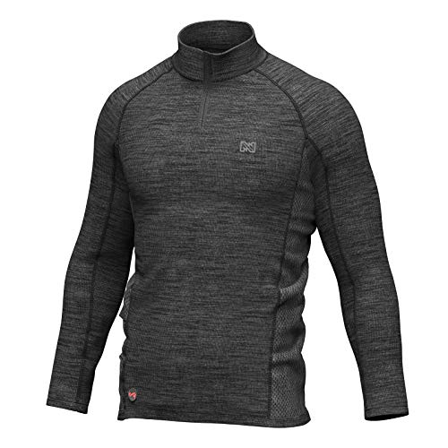 Mobile Warming Men's Heated Primer Plus Baselayer Shirt, Black, Large