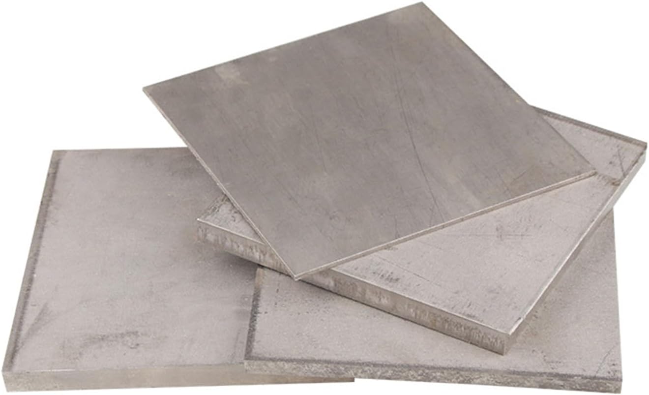 Titanium Plate， Ti Alloy Plate 0.5mm 0.8mm 1mm 1.2mm 1.5mm 2mm 4mm 5mm Thickness TC4/GR5 For Manufacturing aerospace(100mmx100mmx0.5mm)