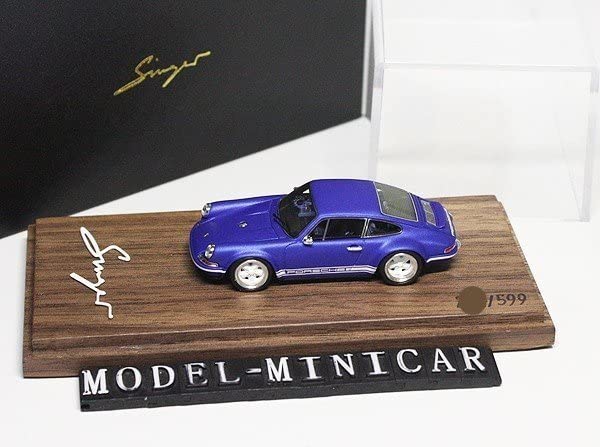 スポーツカー 完売Matt Blue世界限定599台 Singer 1/64 ミニカー Porsche 911 Singer スポーツカー 完売Matt Blue世界限定599台 Singer 1⁄64 ミニカー