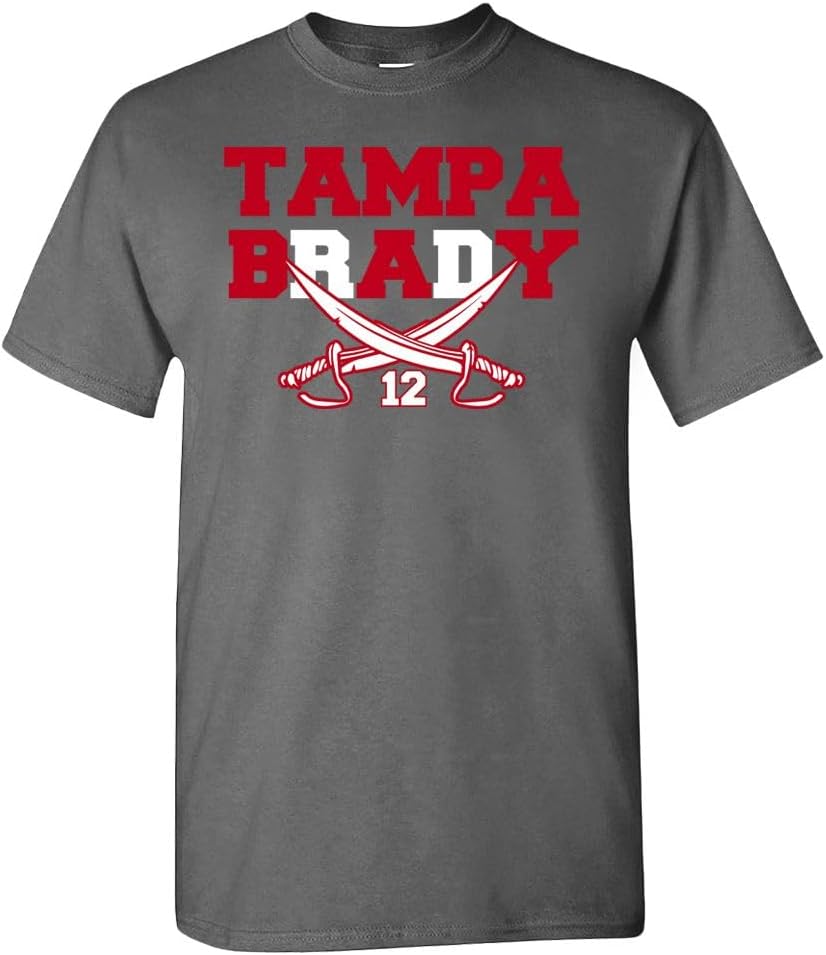 Tampa Bay Brady Style Men's T-Shirt for Football Fans