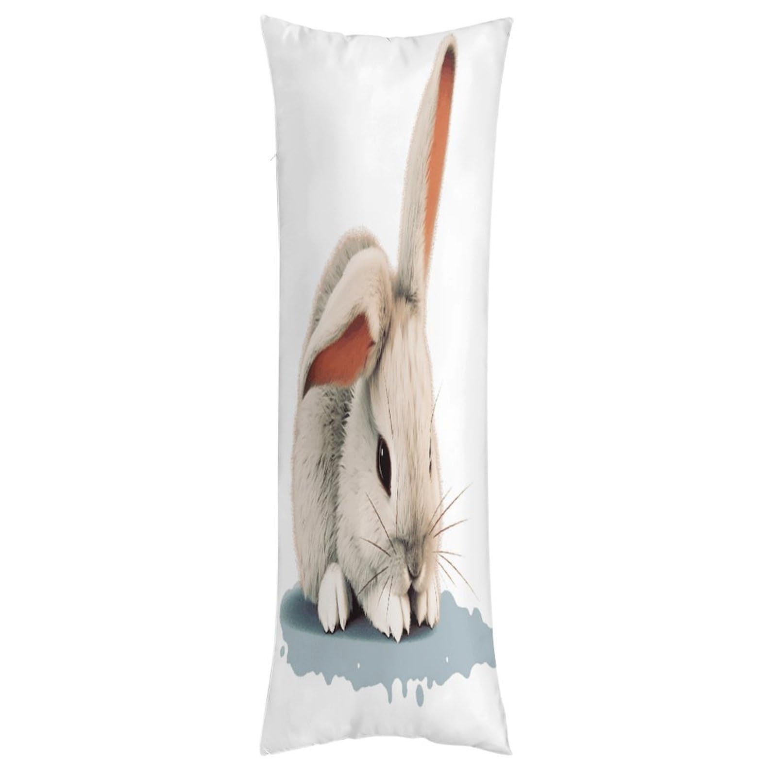 FekiLoot Cry Rabbit Throw Pillow Cover Soft Pillowcase with Hidden Zipper Lumbar Decorative Throw Pillow Covers Luxury Cozy Pillows Shams Rectangle Cushion Cases