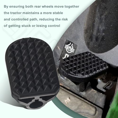 BERPSE Differential Lock Pedal w/3pt Lock Clasp for John Deere 1025R, 1023E and 1026R Subcompact Tractor and Gen2 2025R Tractor