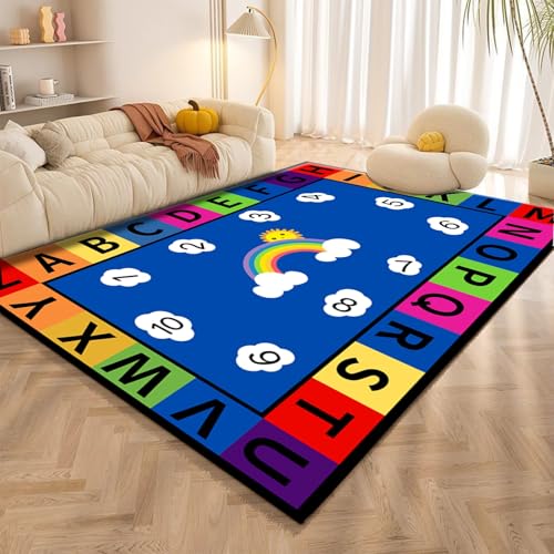 Tapete educativo ABC 182x122 cm para niños miniatura 2