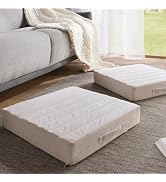 Amazon.com: Codi High Density Foam Floor Cushions 2 Sets, Large ...