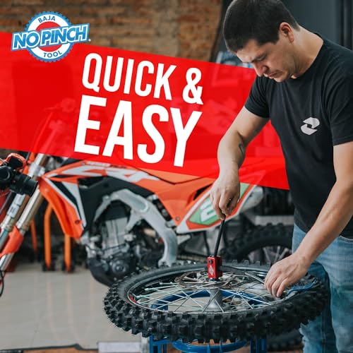 Baja No Pinch Original Ultimate Kit - Dirt Bike Tire Changing Tools for Enduro and Motocross - Compact Tire Changer for 16" to 21" Wheels - Ideal for Quick and Easy Mount - 15 mm to 25 mm Axles