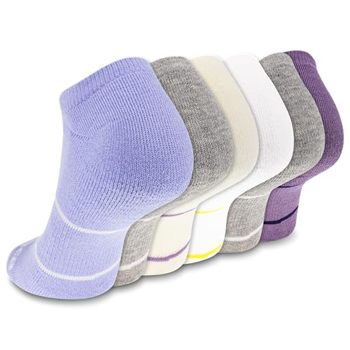 Image of New Balance Unisex Adult Performance Cushioned No Show Socks - 6 & 12 Pairs - Moisture Wicking