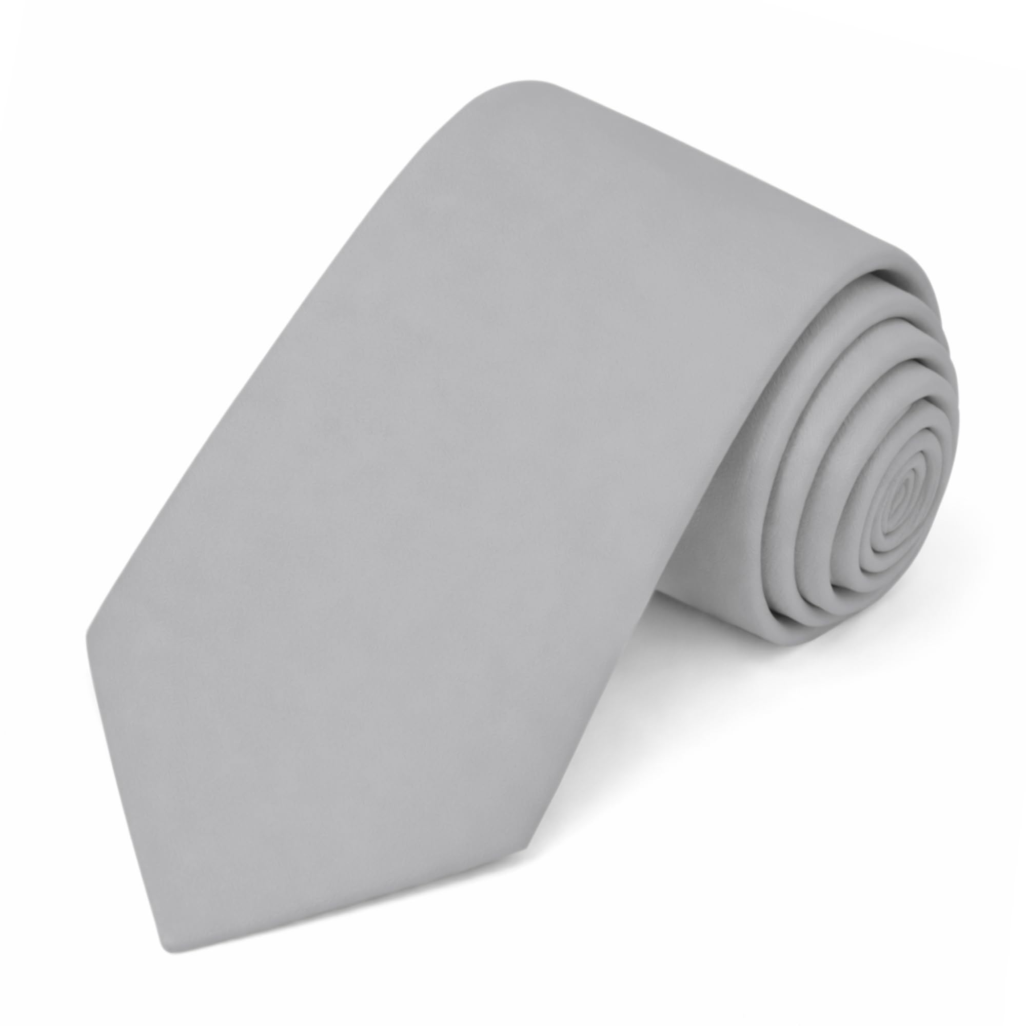 Jacob Alexander Solid Color Mens Tie - Soft-lined Necktie - Timeless Formal Look for Weddings and Business - (Regular Size)