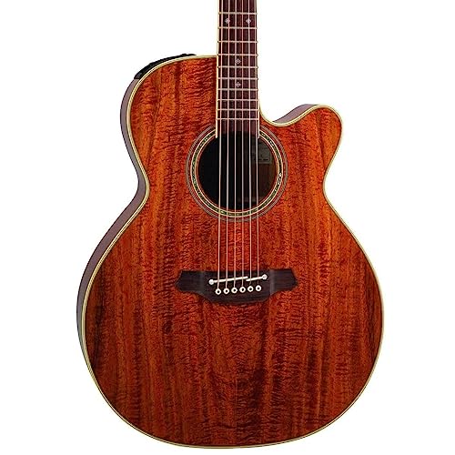 Takamine Pro Series EF508KC NEX All Koa Acoustic Electric Guitar, Natural with Case